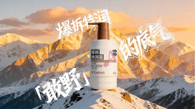 护肤品牌 AI 广告